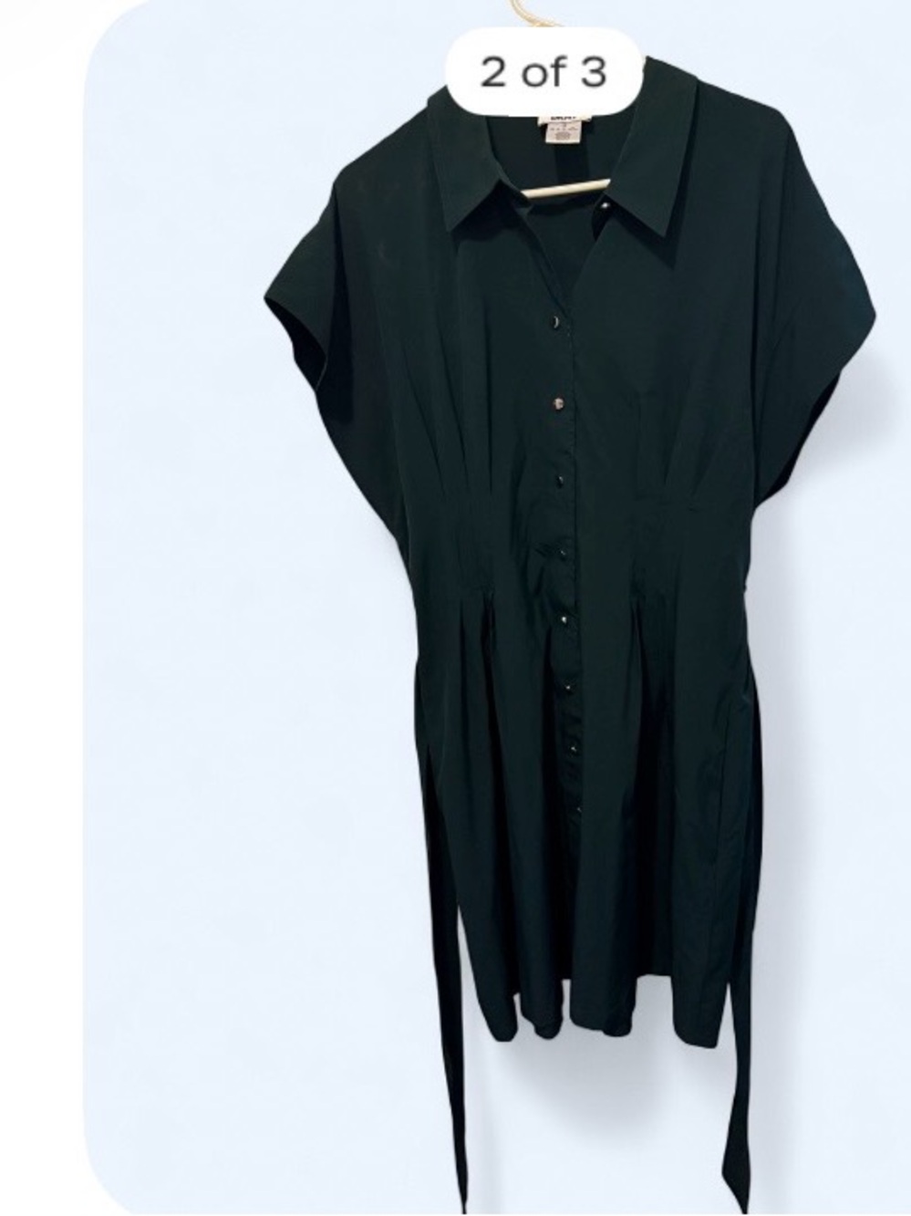 DKNY Deep Teal Button-Up Shirt